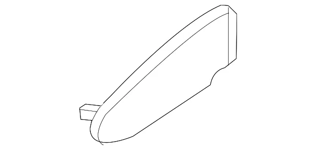Interior Door Handle Screw Cap - Nissan (80677-JA00B)