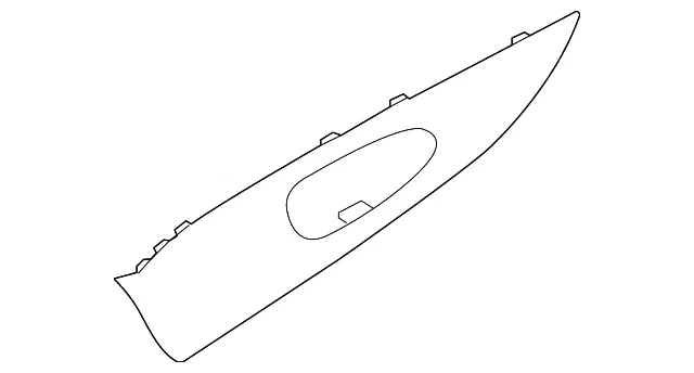 Handle Bezel - Passenger Side (RH) - Nissan (80682-4CL1A)