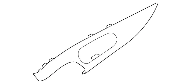 Handle Bezel - Passenger Side (RH) - Nissan (80682-6FV3C)