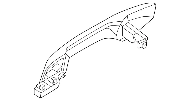 Exterior Door Handle - Nissan (806D1-7BB3A)