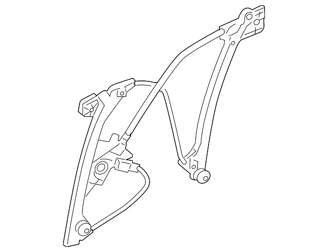 Window Regulator - Driver's Side (LH) - Nissan (80721-JF00A)