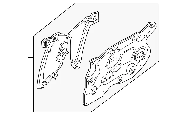 Window Regulator - Nissan (80775-6GP1A)