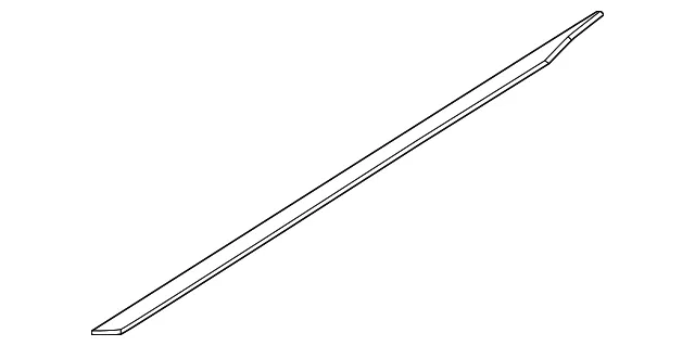 Front Door Outside Moulding, Right - Nissan (80820-5MP0A)
