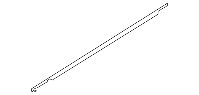 Front Door Outside Moulding, Right - Nissan (80820-5SH0B)