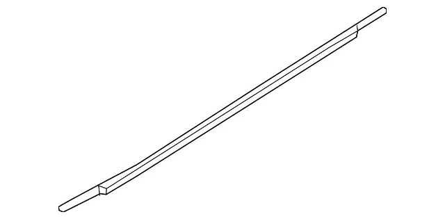 Front Door Outside Moulding, Left - Nissan (80821-7BA0A)