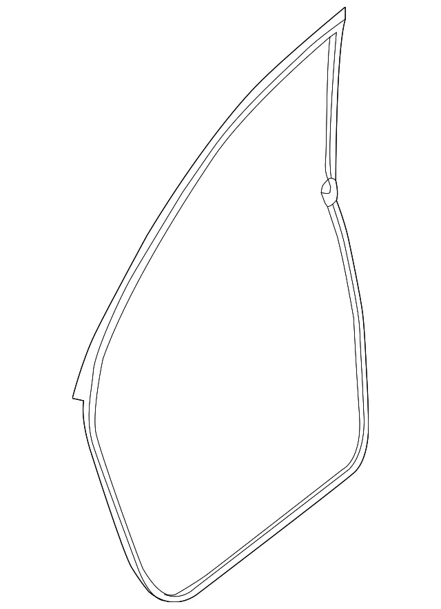 Front Right Door Weatherstrip - Nissan (80830-3KA0D)