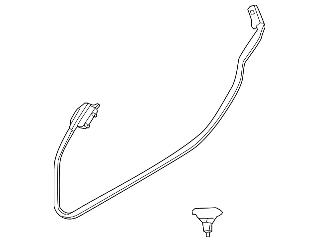 Front Door Weatherstrip, Right - Nissan (80830-6GP0A)