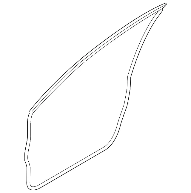 Front Door Weatherstrip, Left - Nissan (80831-5EF0A)