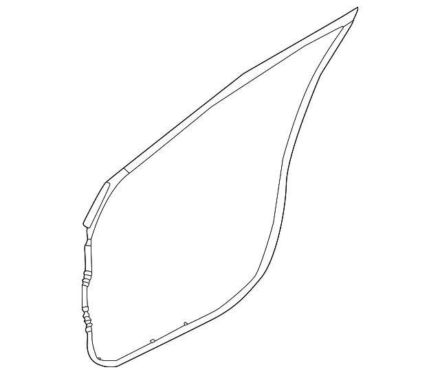 Front Door Weatherstrip, Left - Nissan (80831-6LE0A)