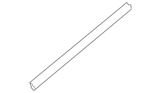Front Door Inside Seal Assembly, Right - Nissan (80834-1PA0A)