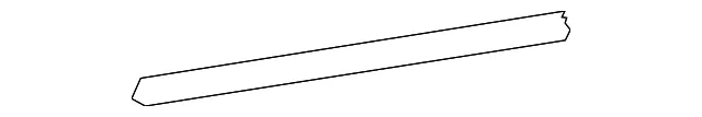 Front Door Inside Seal Assembly, Right - Nissan (80834-5AA0B)