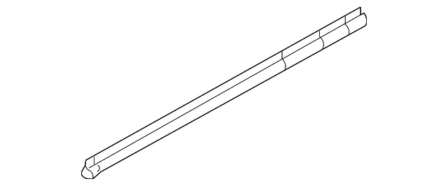 Front Door Inside Seal Assembly, Left - Nissan (80835-6GP0A)
