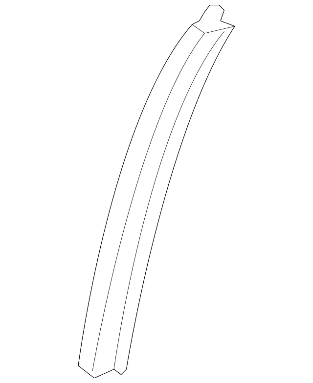 Front Right Lower Door Weatherstrip - Nissan (80836-1EA0A)