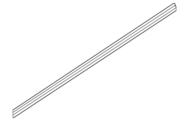 Front Door Parting Seal, Right - Nissan (80838-7BA1A)