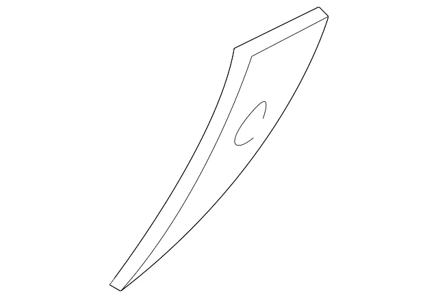 Door Weather-Strip Clip - Nissan (80850-1LA0A)