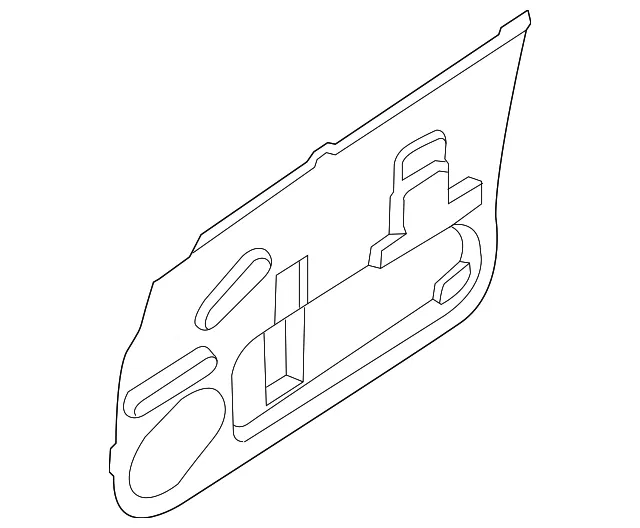 Door Water Deflector - Nissan (80860-9JH0A)