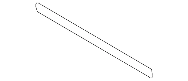 Body Side Molding - Passenger Side (RH) - Nissan (80870-JA01E)