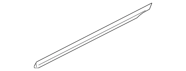 Body Side Molding - Passenger Side (RH) - Nissan (80870-ZV60E)