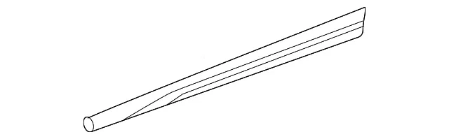 Molding - Driver's Side (LH) - Nissan (80871-5RB0A)
