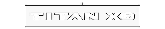 Door Emblem - Nissan (80892-EZ10A)