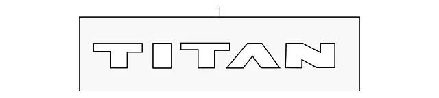 Door Emblem - Nissan (80893-EZ00A)