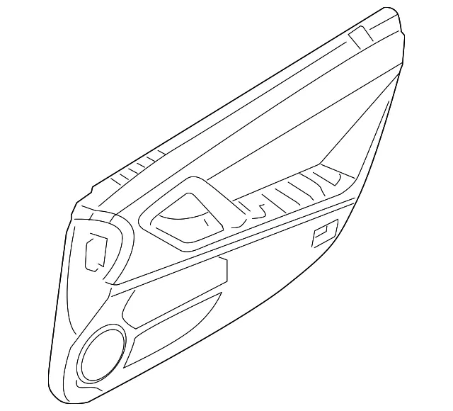 Door Interior Trim Panel - Nissan (80900-6HW4A)