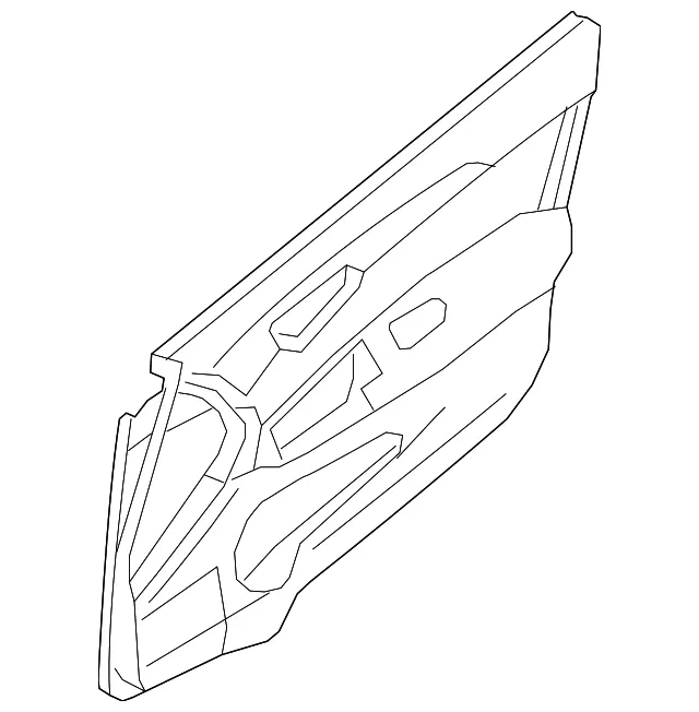 Door Trim Panel - Driver's Side (LH) - Nissan (80901-4AF5A)