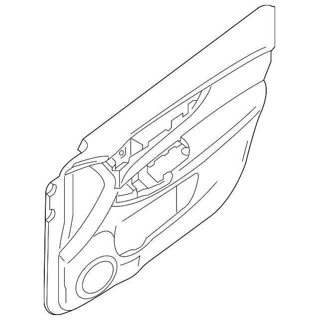 Door Interior Trim Panel - Nissan (80901-4BA2B)