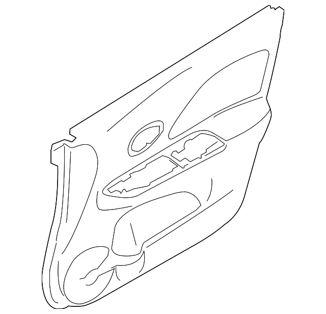 Door Interior Trim Panel - Nissan (80901-5EF0A)