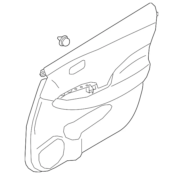 Door Trim Panel - Nissan (80901-5SA0C)