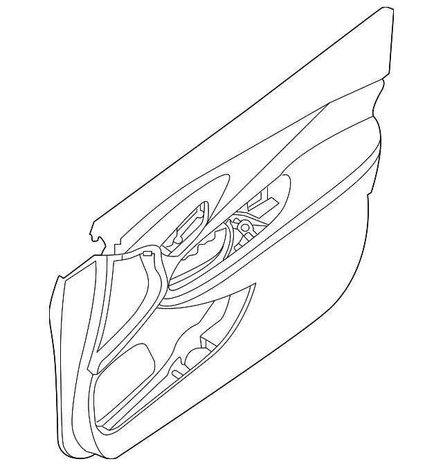 Door Interior Trim Panel - Nissan (80901-9UH5E)