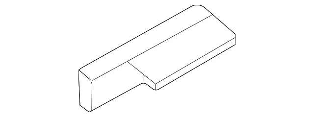 Door Interior Trim Panel Bracket - Nissan (80952-7JA0A)