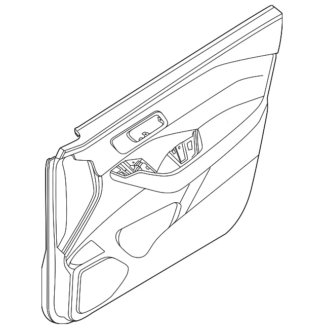 Door Interior Trim Panel - Nissan (809A0-6RZ1C)