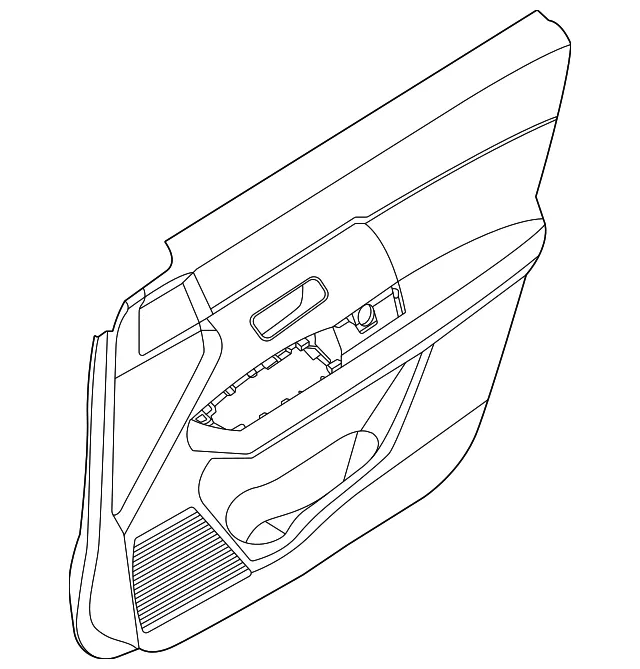 Door Interior Trim Panel - Nissan (809A1-7LF0A)