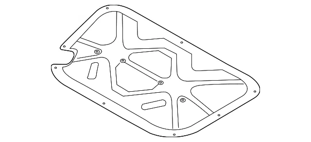 Hood Insulation Pad - Kia (81125-2T000)