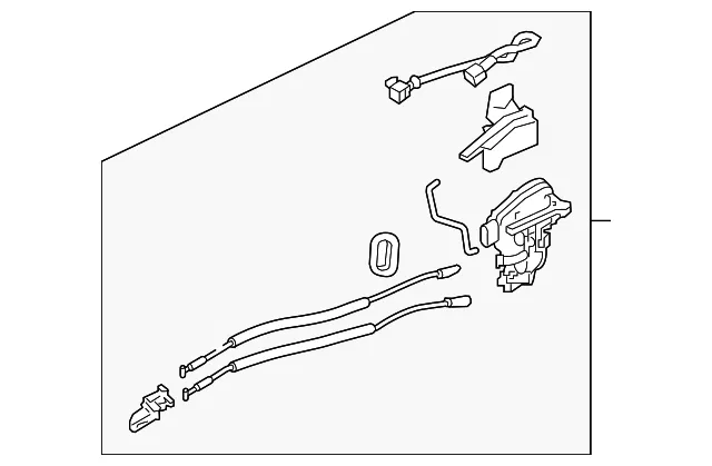 Latch Assembly - Kia (81320-G5010)