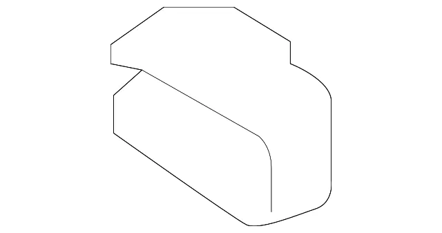 Door Check Inner Cover - Driver's Side (LH) - Kia (81325-3N000)