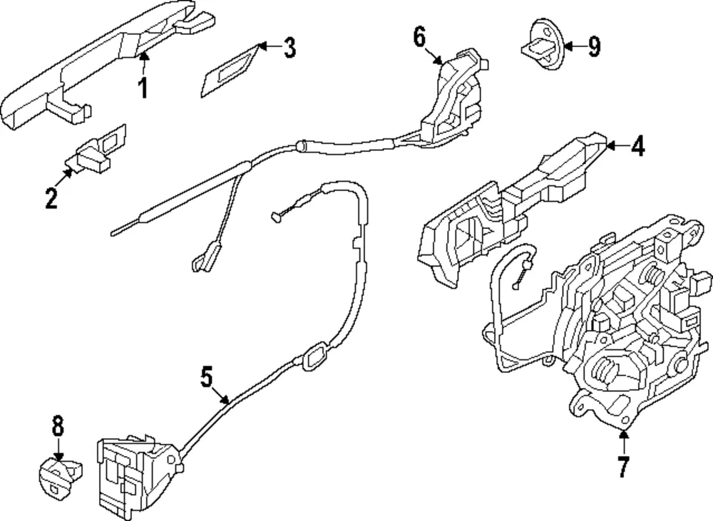Latch Assembly - Kia (81410-R0010)
