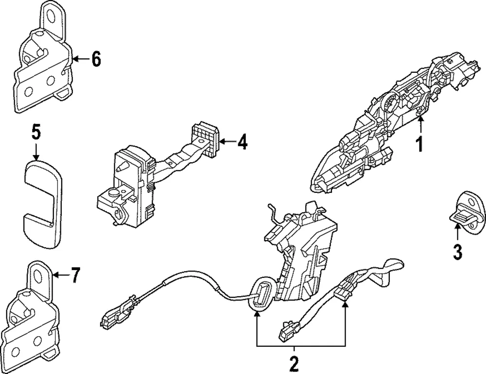 Latch - Kia (81410-XG550)