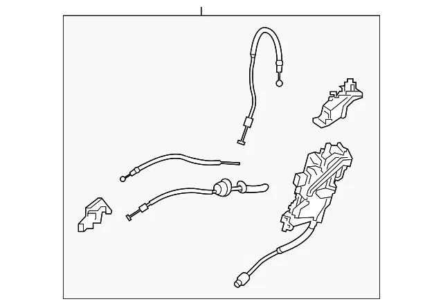 Latch Assembly - Passenger Side (RH) - Kia (81420-3T111)