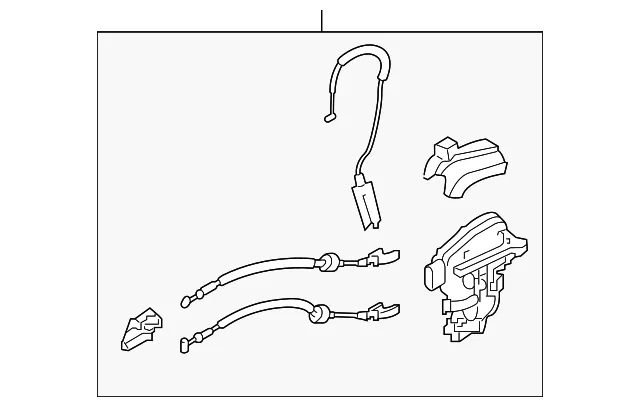 Latch Assembly - Passenger Side (RH) - Kia (81420-B2000)
