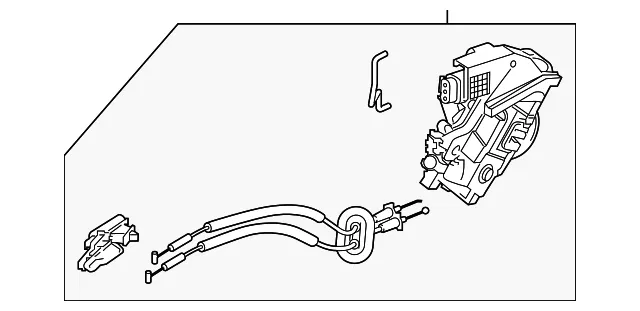 Latch Assembly - Passenger Side (RH) - Kia (81420-M7210)