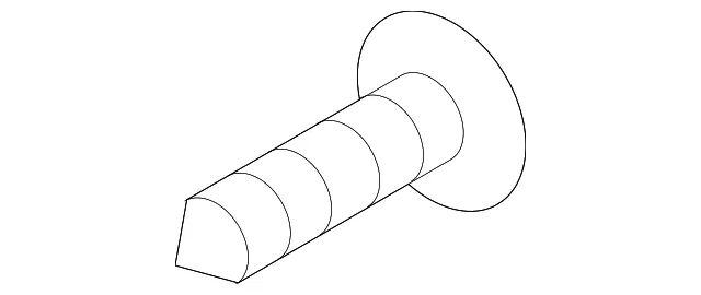 Latch Assembly Screw - Kia (81477-A7000)