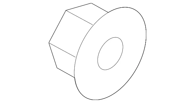 Quarter Glass Nut - Kia (81564-3E000)