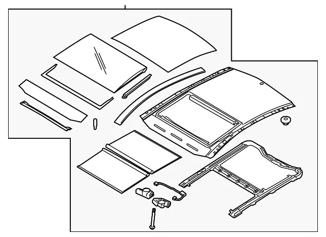 Roof Assembly - Kia (81600-2T03087)