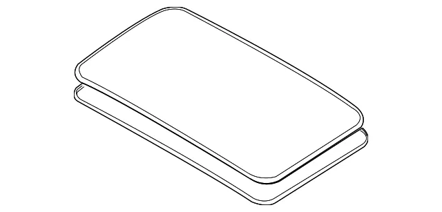 Sunroof Glass - Kia (81610-1M000)