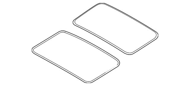 Sunroof Glass - Kia (81610-1M200)