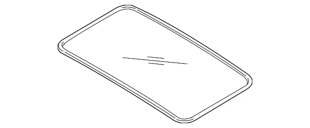 Glass Panel - Kia (81610-3F000)