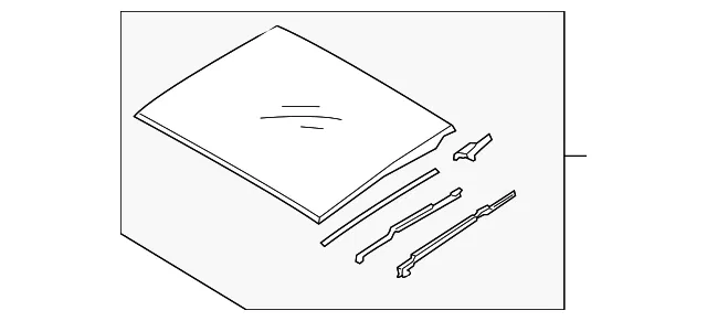 Sunroof Glass - Kia (81611-C5000)