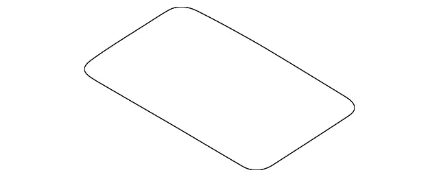 Sunroof Glass Weatherstrip - Kia (81613-A9000)